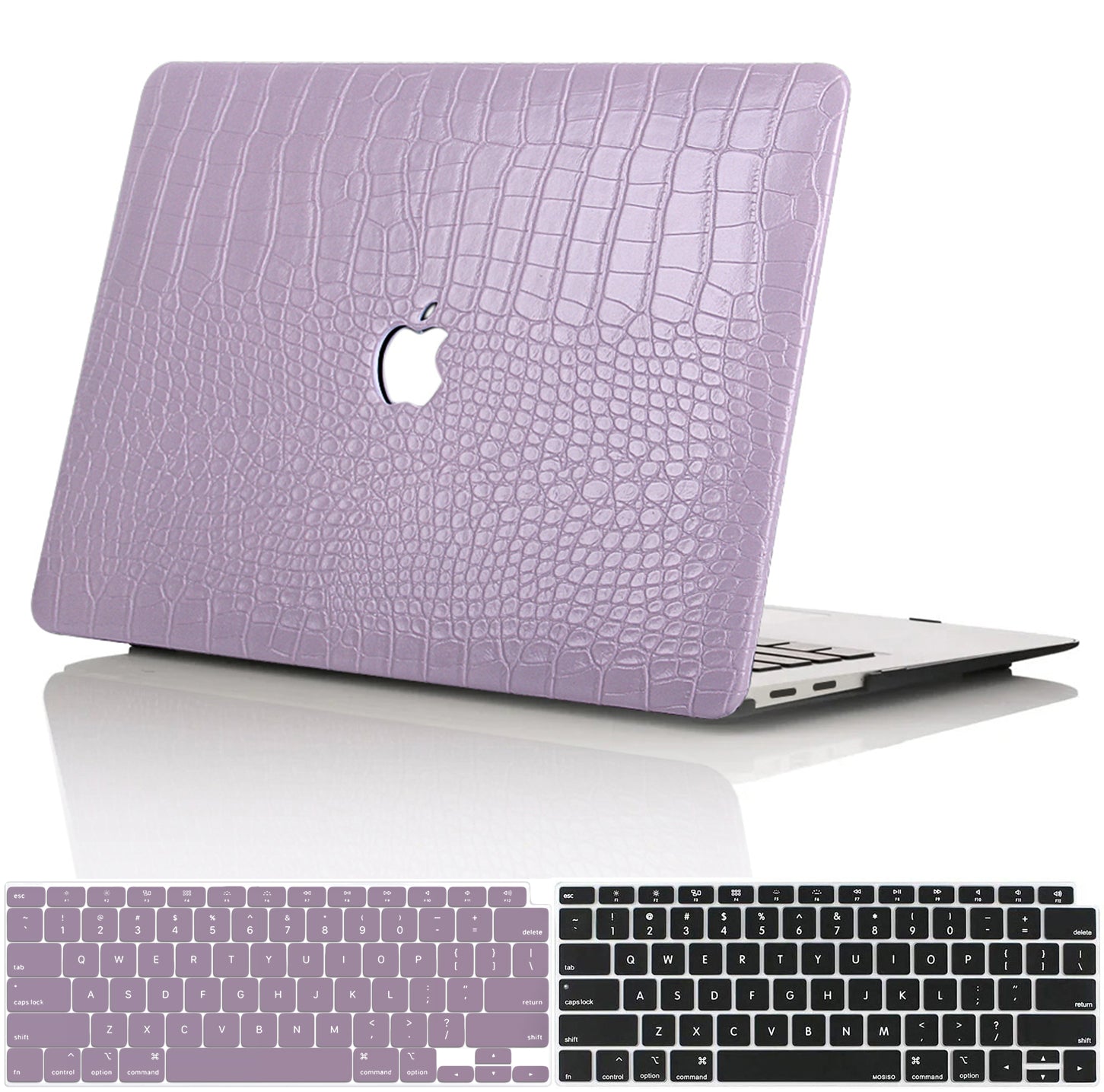 Faux Crocodile Purple MacBook Case-BELKCASE