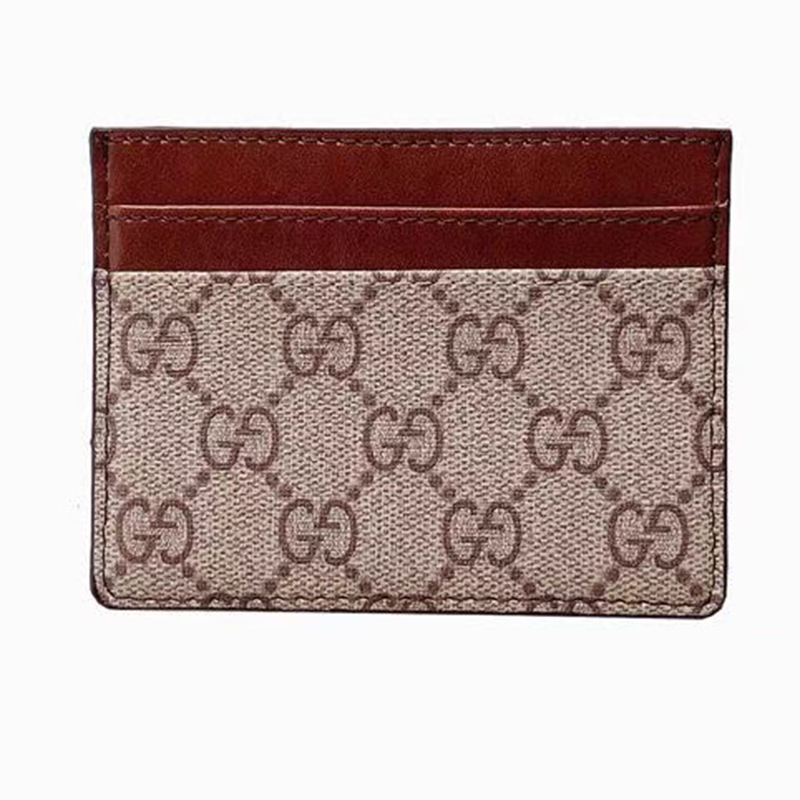 Classic GC Black Leather Wallet Card Holder