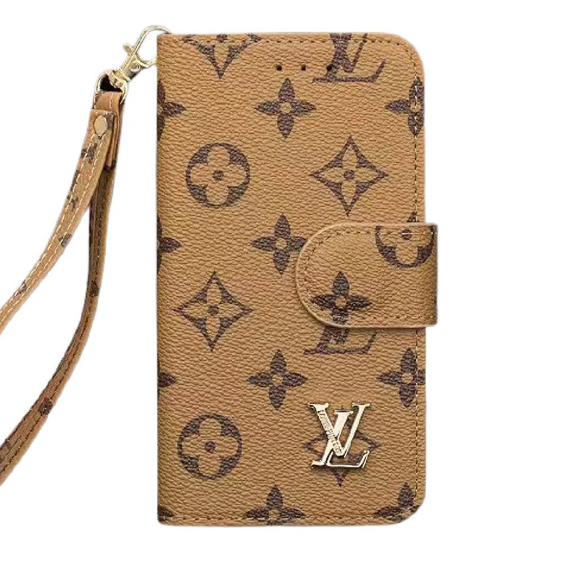 Monogram Leather iPhone Wallet Case