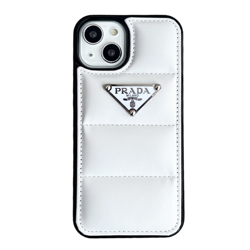PD Goose Down Metal Triangle Label iphone Case-BELKCASE