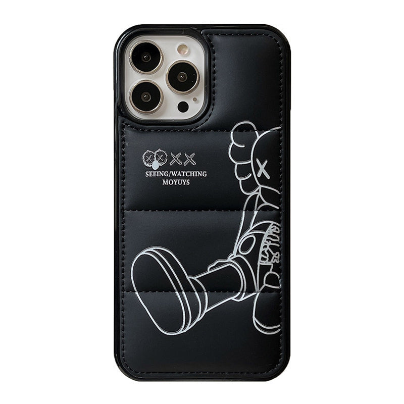 Black Down Jacket iPhone Case-BELKCASE