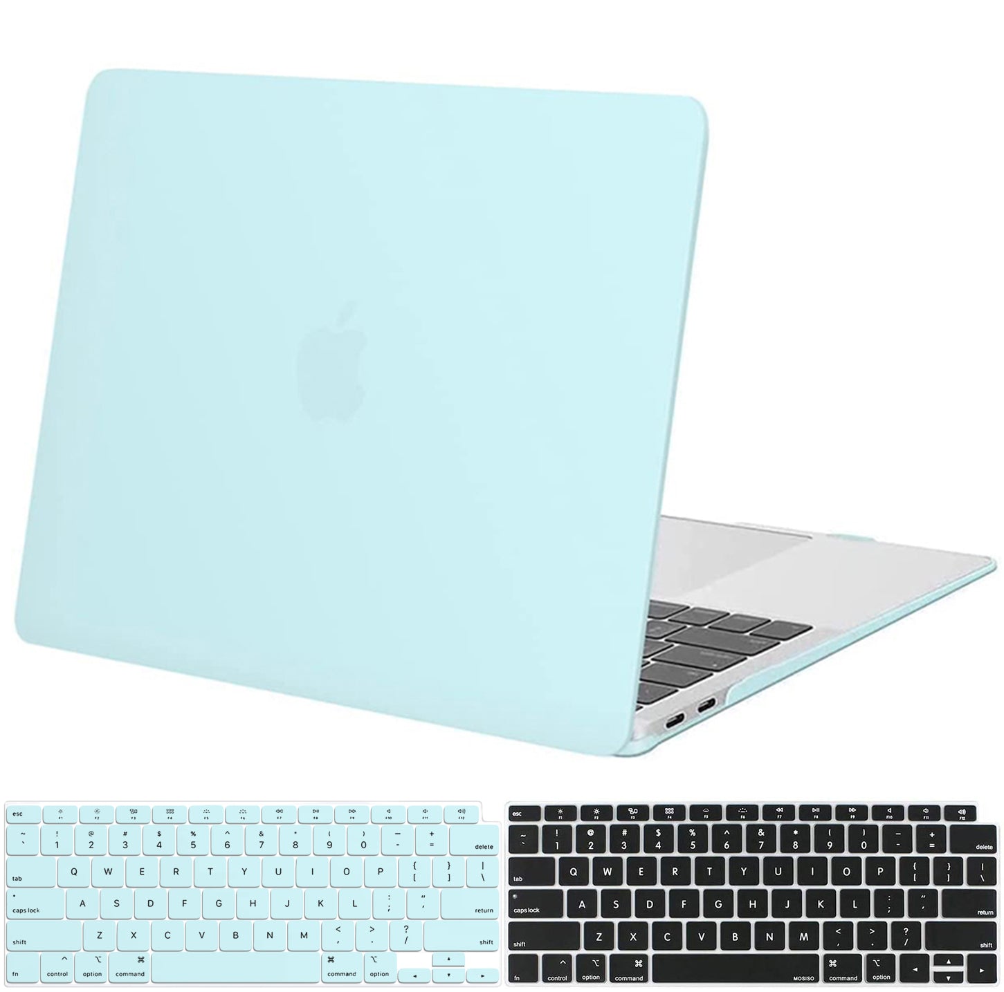 Frosted Water Cyan Macbook case customizable-BELKCASE