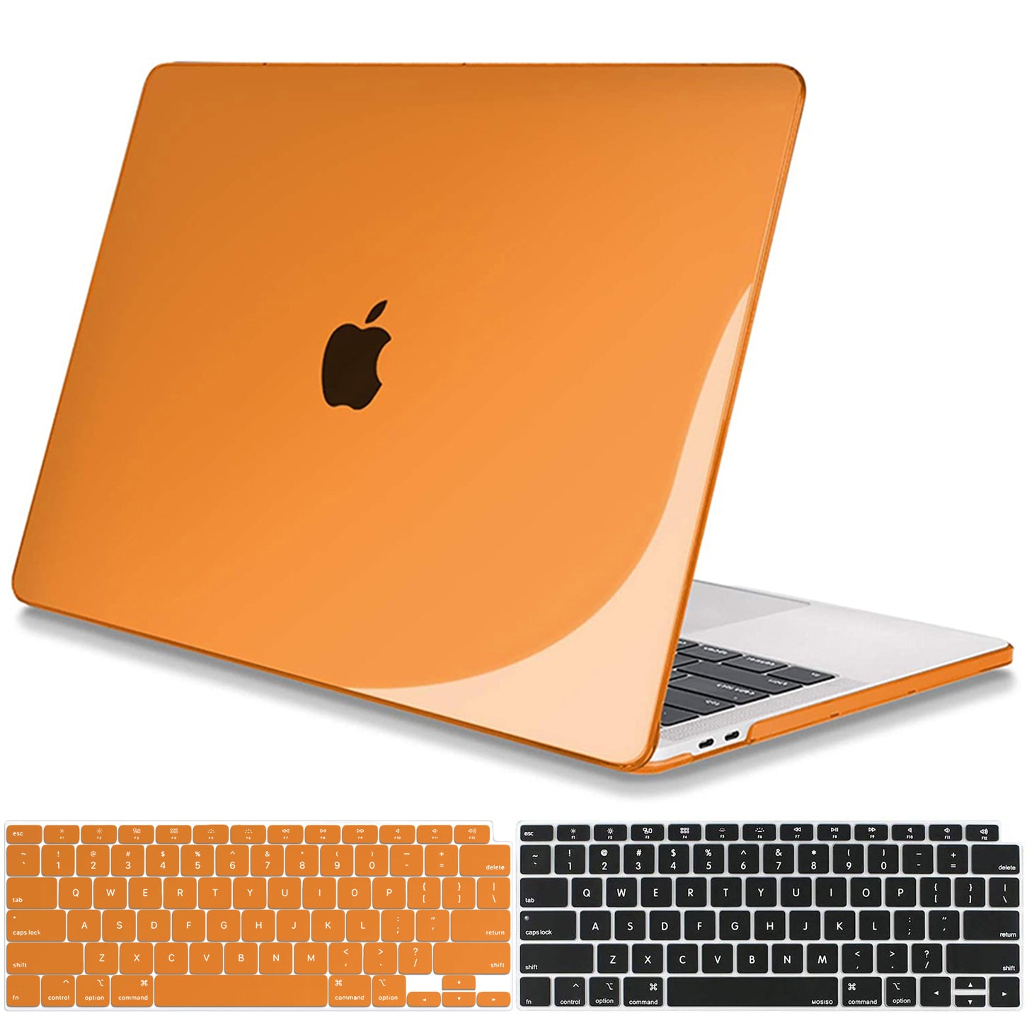 Transparent orange  Macbook case customizable-BELKCASE
