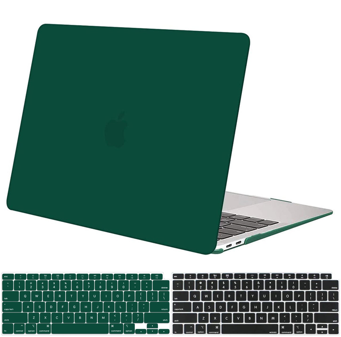 Frosted Dark Green Macbook case customizable-BELKCASE