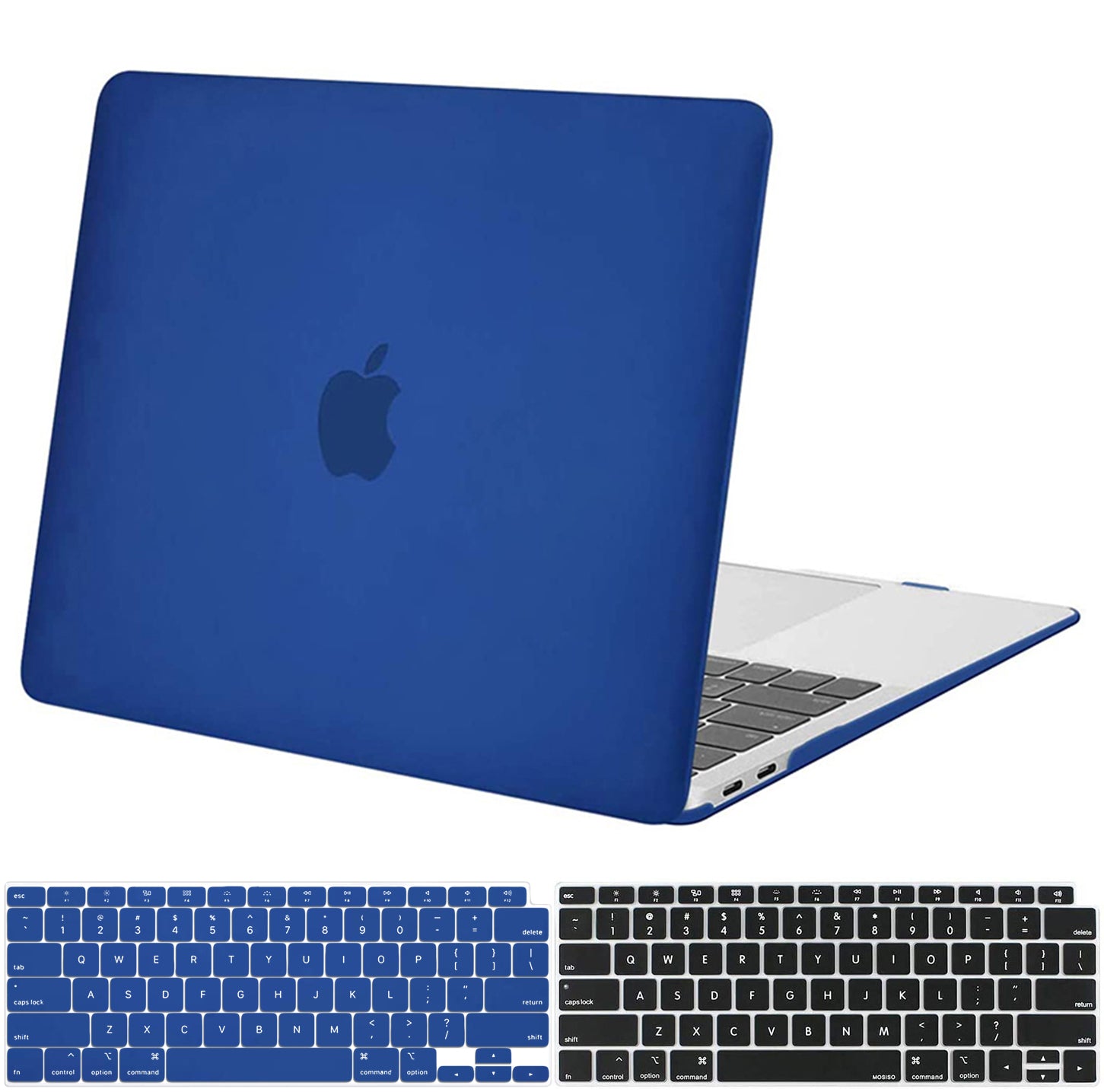 Frosted Dark Blue Macbook case customizable-BELKCASE