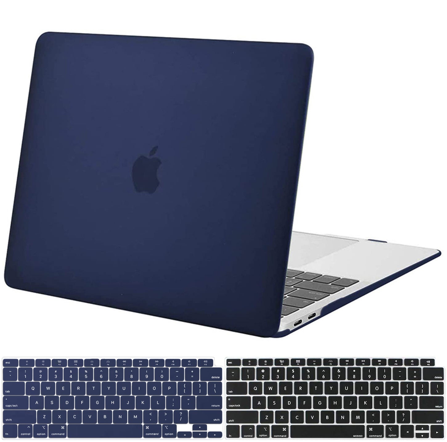 Matte Navy Macbook case customizable-BELKCASE