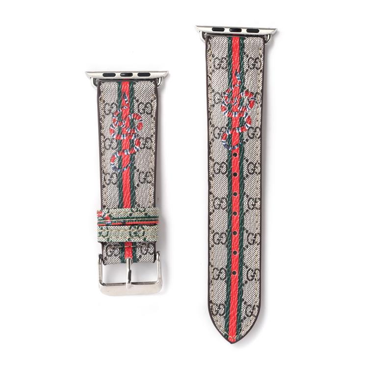 Luxury leather GG Apple Watch Bands