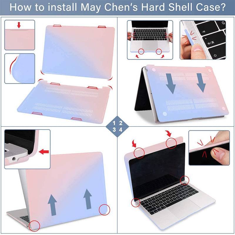 Powder Blue Gradient Macbook Case-BELKCASE