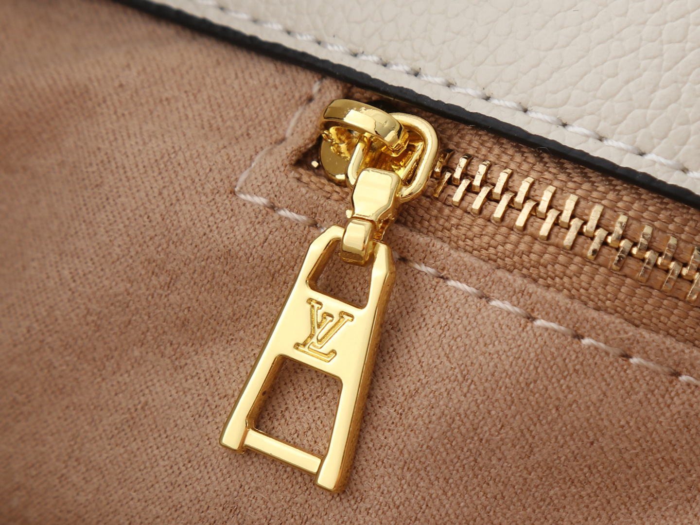 Louis Vuitton Mahina On My Side PM Summer Gold Leather Tote Bag