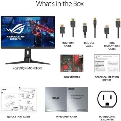   Swift 360Hz 27” 1440P HDR Gaming Monitor (PG27AQN) - QHD (2560 x 1440), Fast IPS, 1ms, G-SYNC, Eye Care, HDMI, DisplayPort, USB, Ergonomic Design, VESA Wall Mountable, HDR10, DisplayHDR600