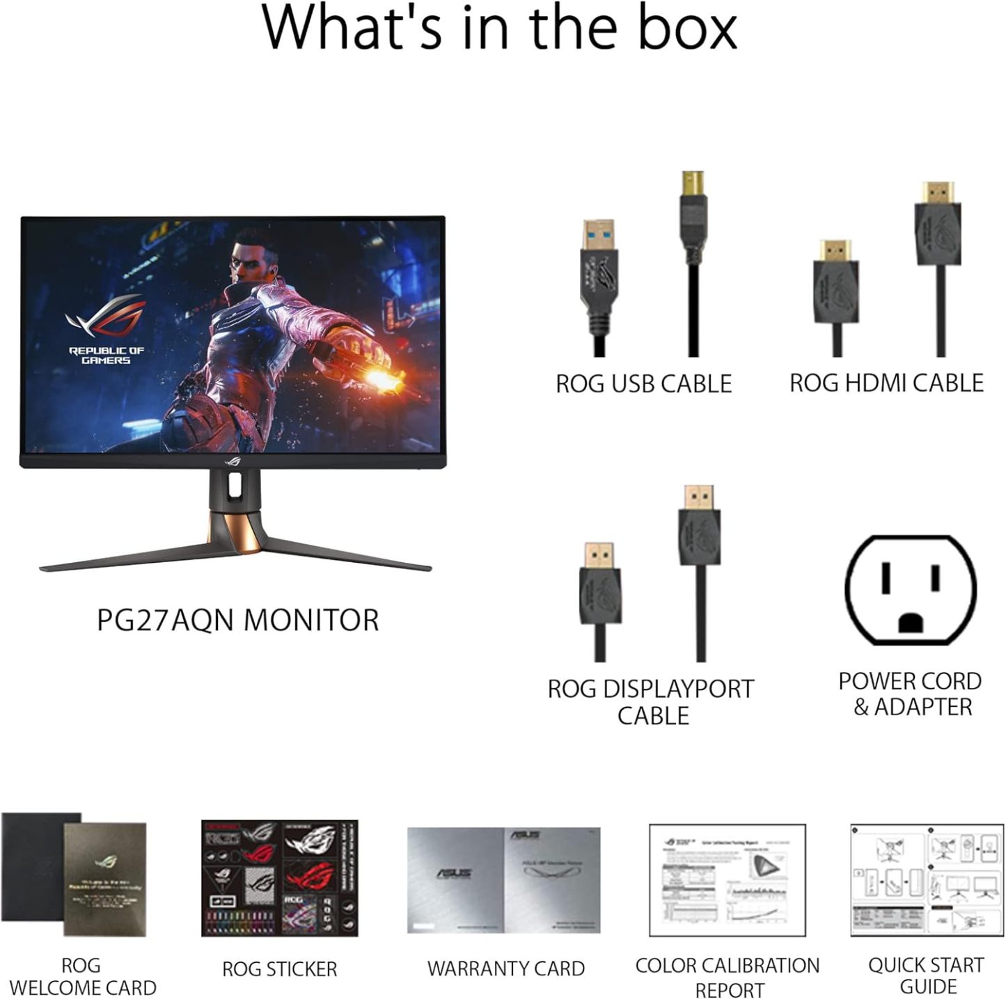   Swift 360Hz 27” 1440P HDR Gaming Monitor (PG27AQN) - QHD (2560 x 1440), Fast IPS, 1ms, G-SYNC, Eye Care, HDMI, DisplayPort, USB, Ergonomic Design, VESA Wall Mountable, HDR10, DisplayHDR600