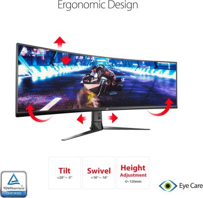   Swift 360Hz 27” 1440P HDR Gaming Monitor (PG27AQN) - QHD (2560 x 1440), Fast IPS, 1ms, G-SYNC, Eye Care, HDMI, DisplayPort, USB, Ergonomic Design, VESA Wall Mountable, HDR10, DisplayHDR600