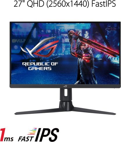 Strix 25” (24.5” viewable) Esports Gaming Monitor (XG259QNS) - Full HD, 380Hz, 0.3ms, Fast IPS, Extreme Low Motion Blur Sync, FreeSync Premium, DisplayWidget, Ergonomic, 3 yr Warranty