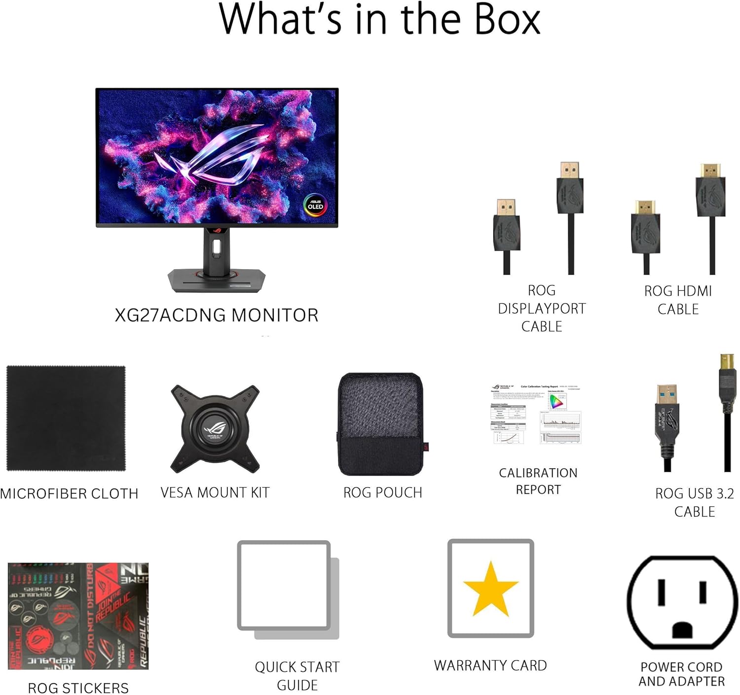 ASUS ROG Strix 27” Gaming Monitor (XG27ACDNG)