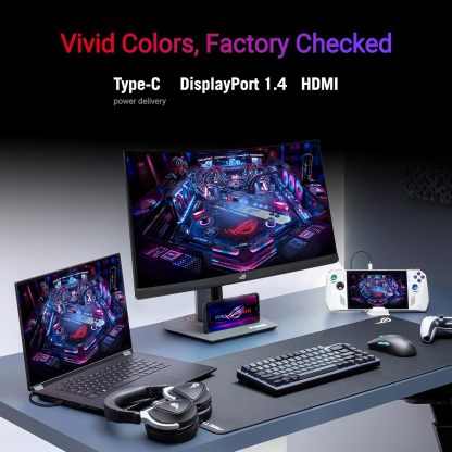 Strix 25” (24.5” viewable) Esports Gaming Monitor (XG259QNS) - Full HD, 380Hz, 0.3ms, Fast IPS, Extreme Low Motion Blur Sync, FreeSync Premium, DisplayWidget, Ergonomic, 3 yr Warranty