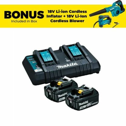B-90629 18V Dual Port Rapid Charger Kit + 2 x 3.0AH Batteries