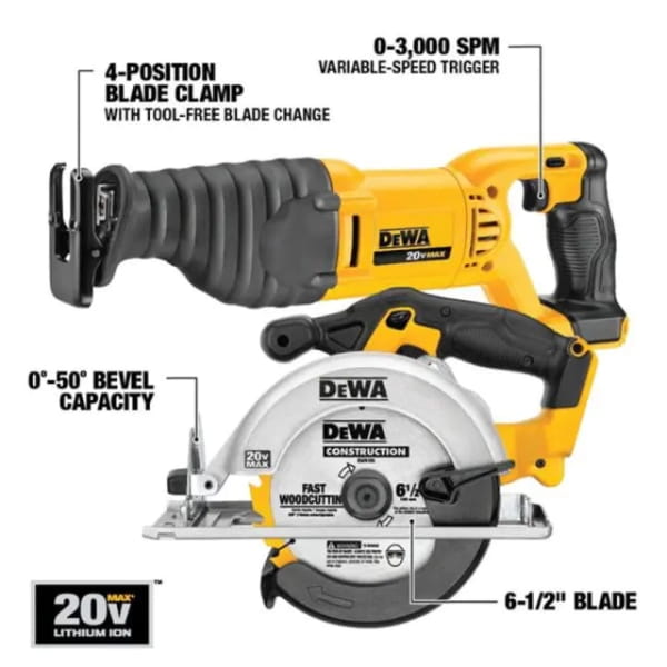 🔥Clearance Sale🔥DW 20-VOLT MAX LITHIUM ION BEST CORDLESS COMBO KIT (32-TOOL)