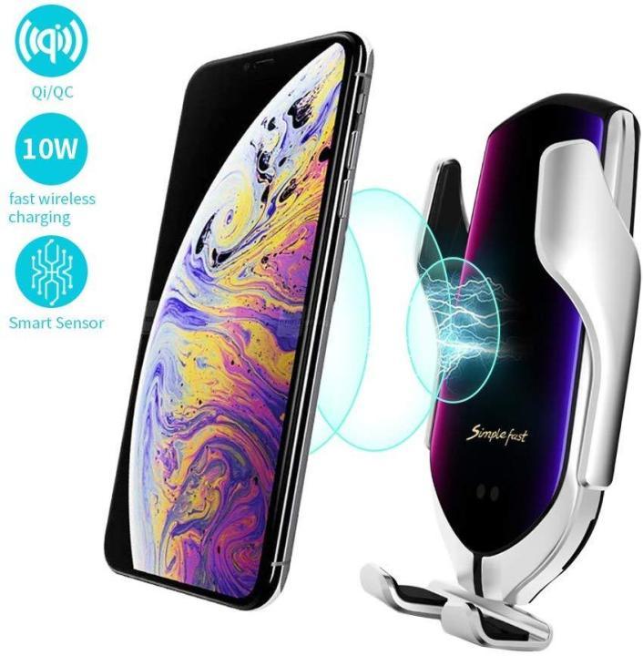 (LAST DAY PROMOTIONS- Save 50% OFF)-Wireless Automatic Sensor Car Phone Holder And Charger
