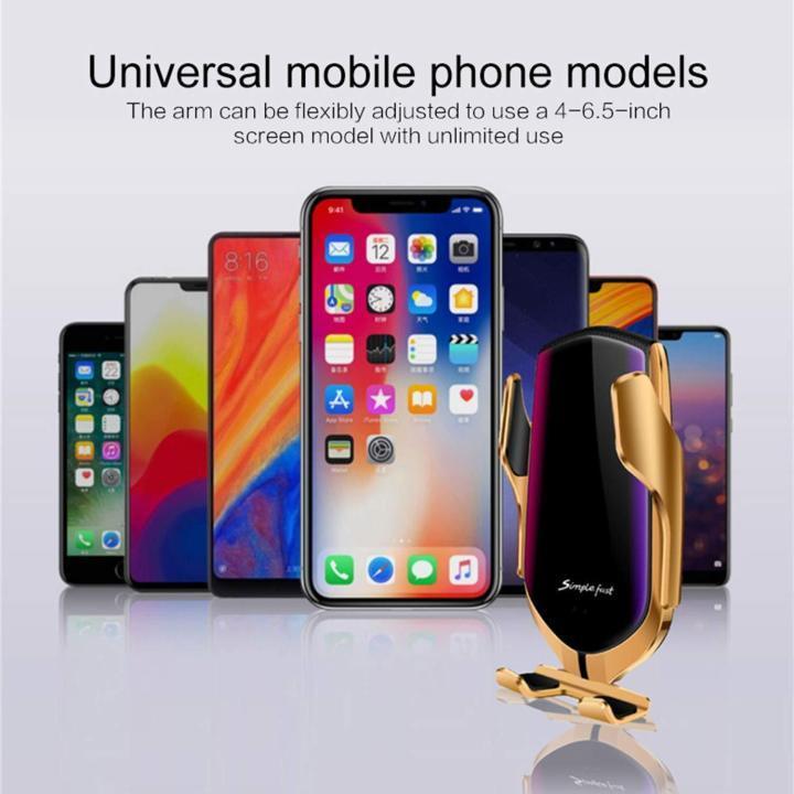 (LAST DAY PROMOTIONS- Save 50% OFF)-Wireless Automatic Sensor Car Phone Holder And Charger