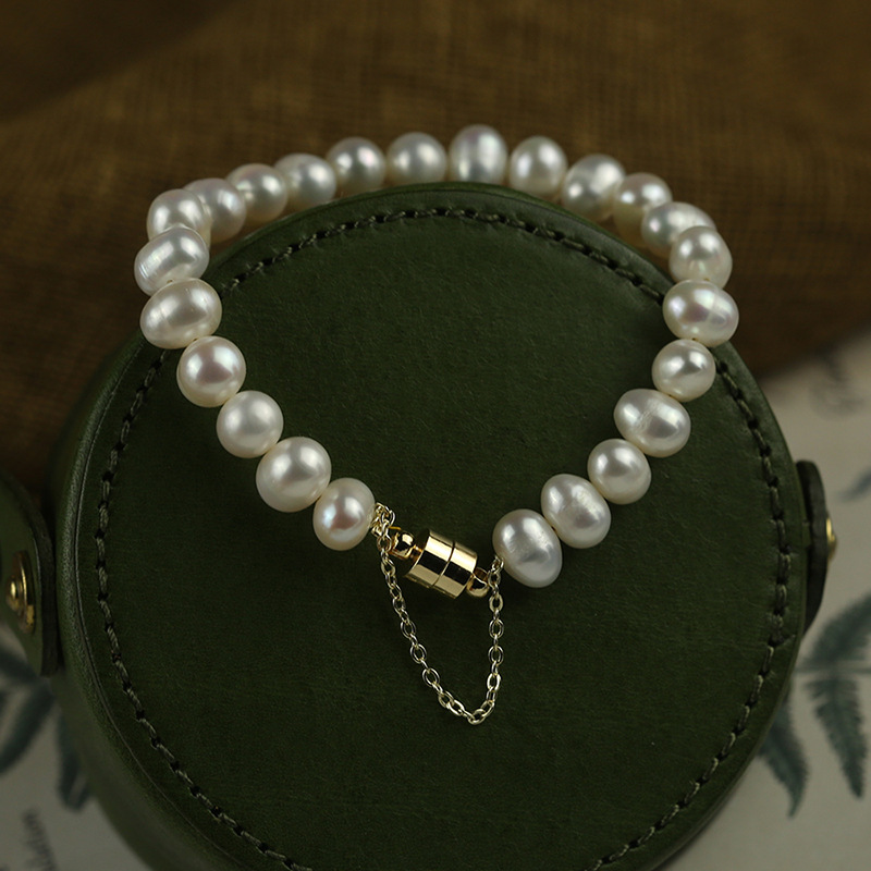 Light luxury simple pearl drop bracelet