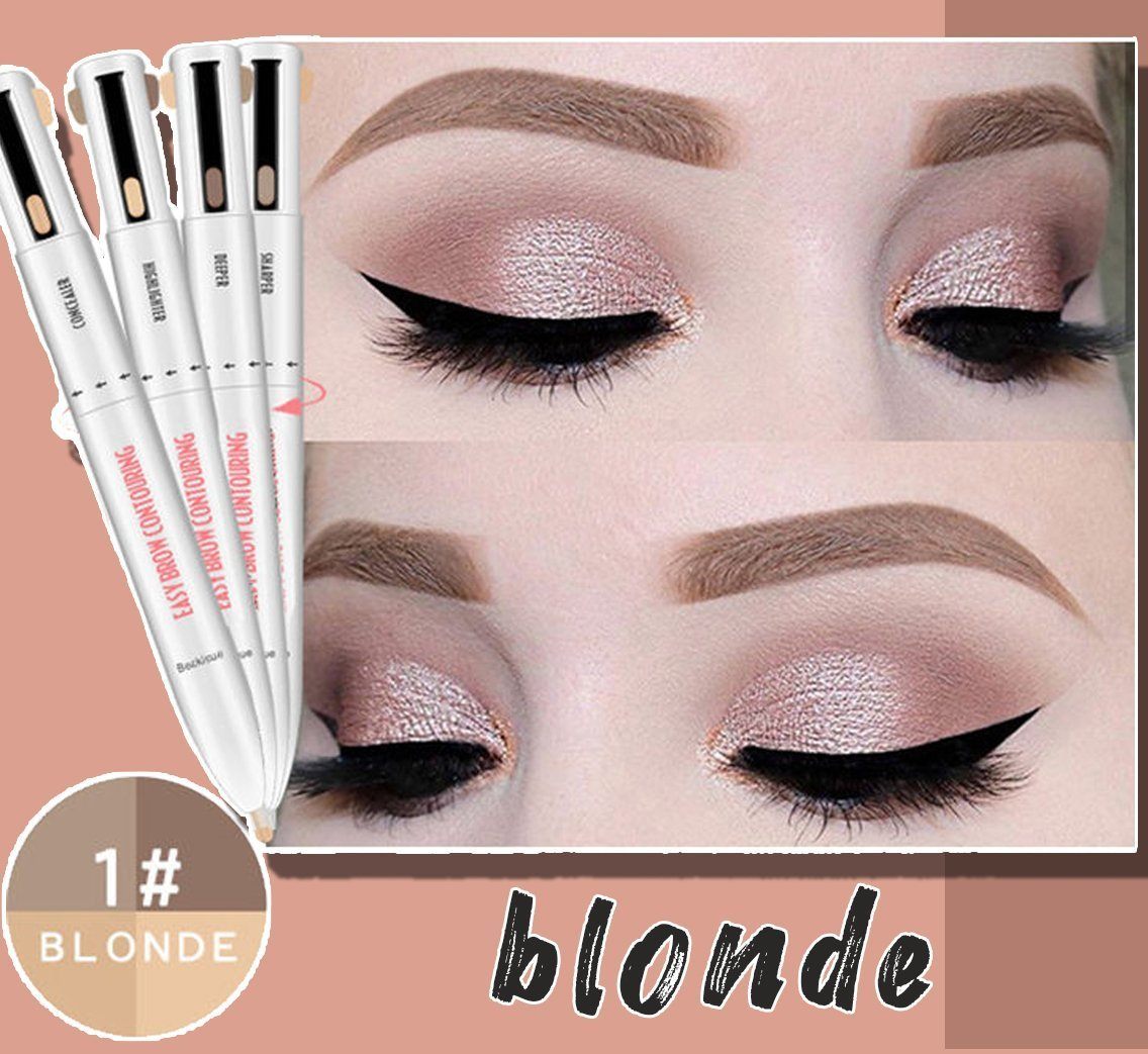(🔥HOT SALE NOW-Buy 1 Get 1 Free🔥) 4-in-1 Brow Contour & Highlight Pen