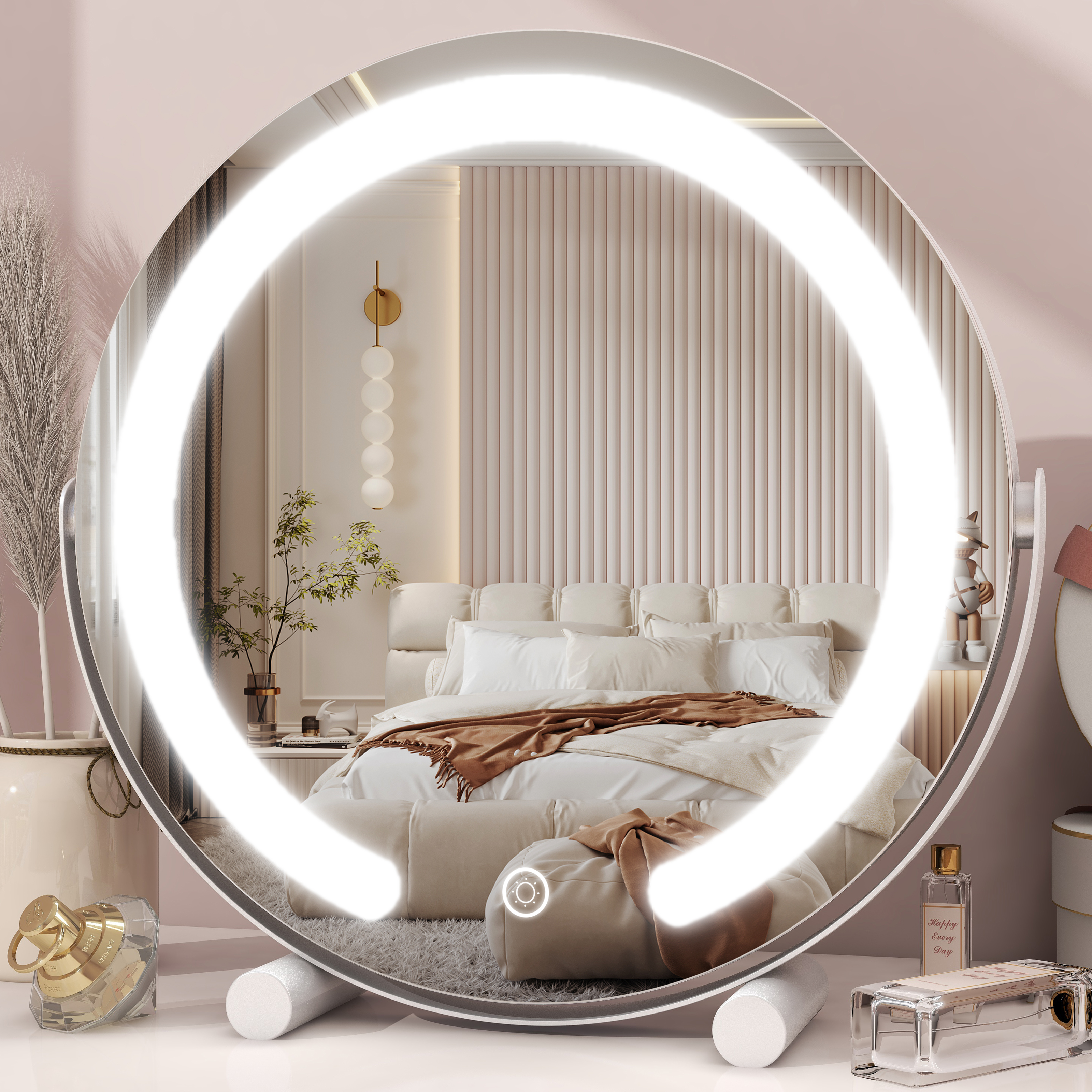 12 Inch Vanity Mirror with Lights