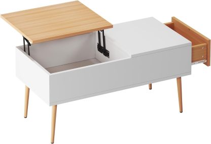 Lift Top Coffee Table, Hidden Compartment and Storage