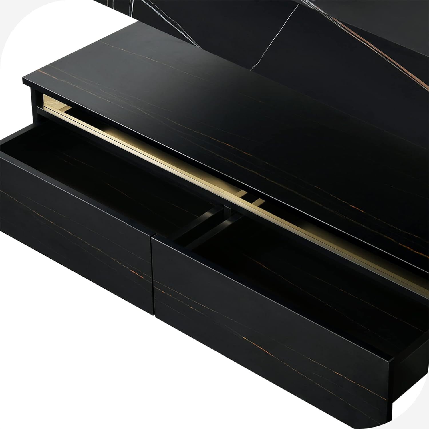 48 Inch Floating Bathroom Vanity, Wall Mounted Bathroom Vanity with Ceramic Basin Sink