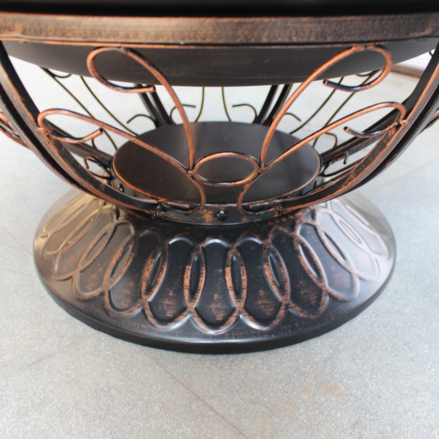 30" Portable Fire Pits for Outside, Wood Burning Outdoor Fire Pit with Waterproof Cover & Fire Poker