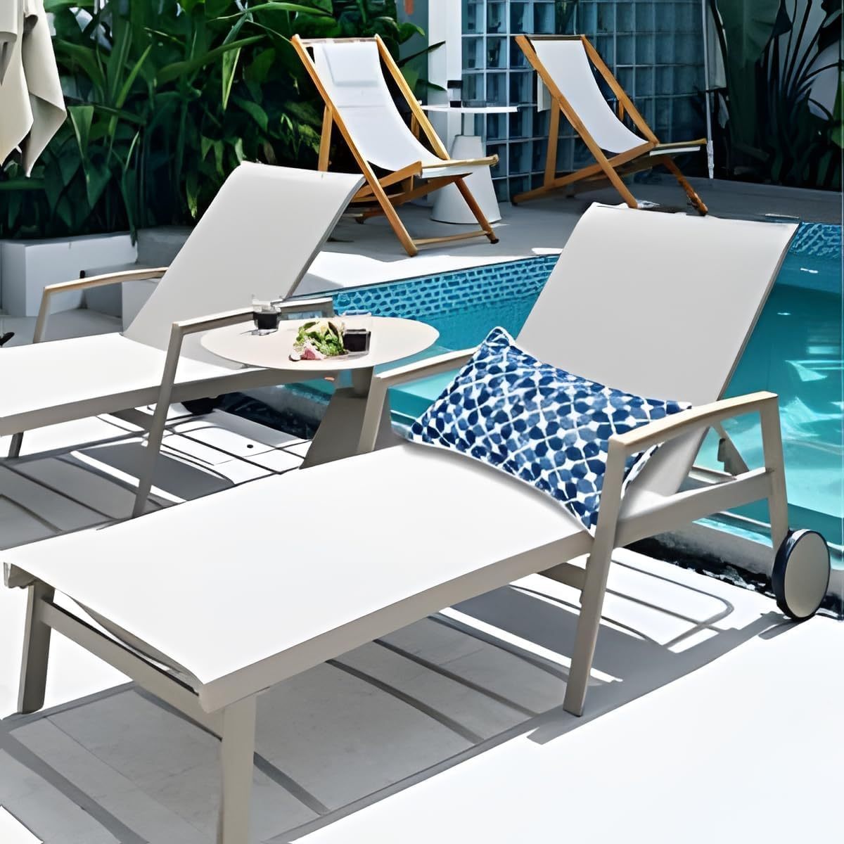 Outdoor Lumbar Pillows Waterproof Set of 2 Outdoor Pillows with Insert Included 12×20 Inch