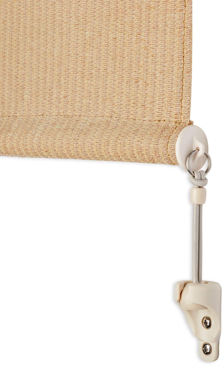 Outdoor Roller Shade, 4' x 6', Almond