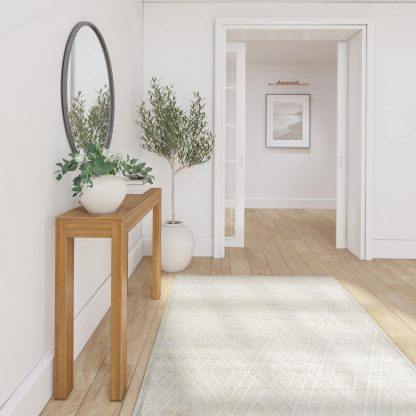 Modern Solid Wood Console Table, 46.25 Inch, Sofa Table, Narrow Entryway Table for Hallway, Behind The Couch, Living Room, Foyer, Easy Assembly, Pecan