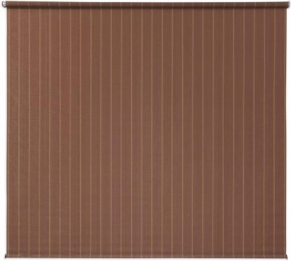 Cordless Outdoor Roller Shade, 4'x6', Alderwood