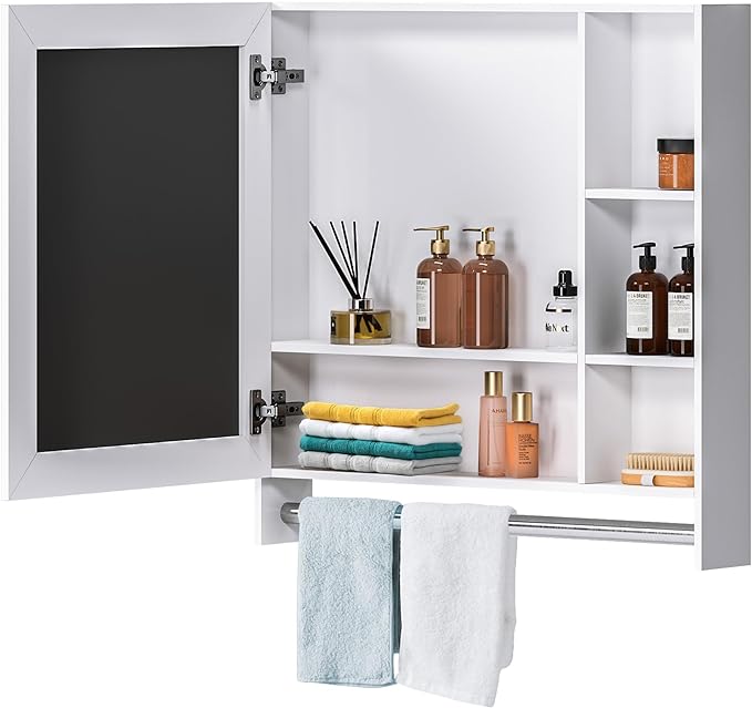 Bathroom Cabinet with Mirror, Multipurpose Wall Cabinet