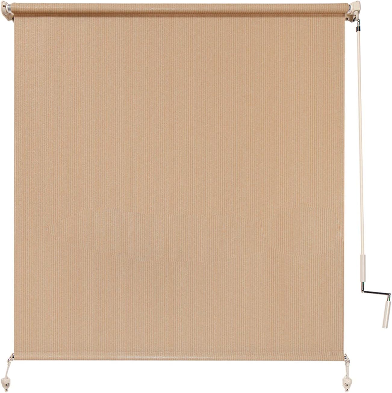 Outdoor Roller Shade, 4' x 6', Almond