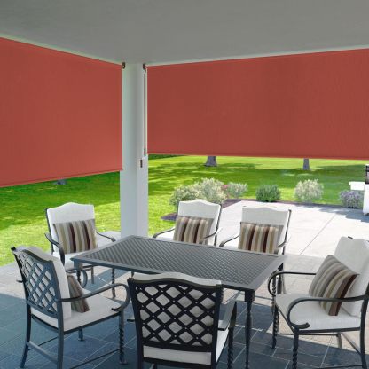 Roller Shades, 6' x 6', Terracotta