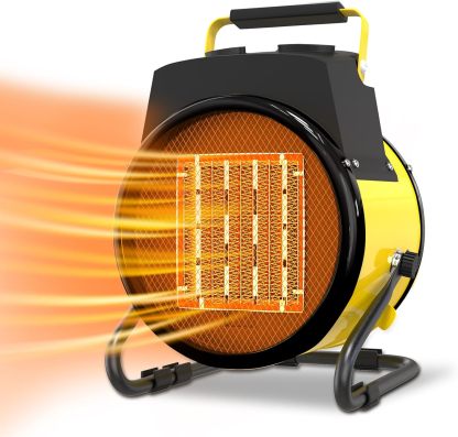 Outdoor Heater, 1500W Portable Electric Patio Heaters for Outdoor Use with 3S Fast Heating & Overheat Protection