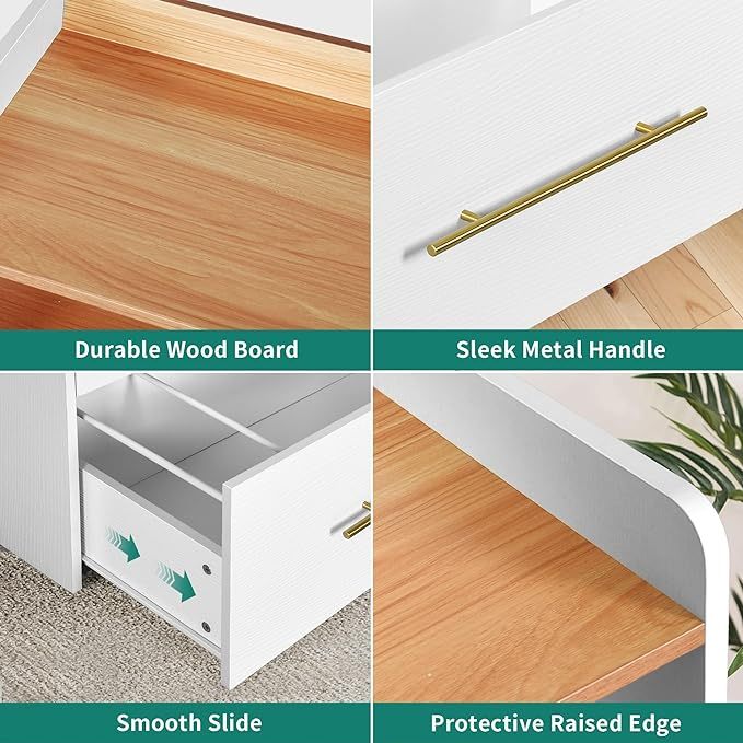 2 Drawer Lateral File Cabinet with Charging Station