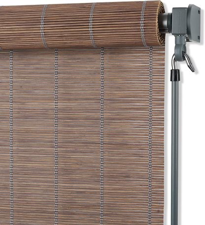 Outdoor Cordless Sun Blocking Roller Shade