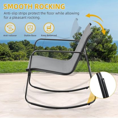 4 Piece Patio Furniture Set, Outdoor Conversation Sets for Patio, Lawn, Garden