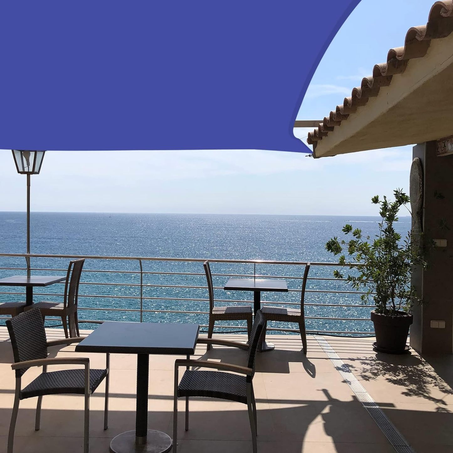 Waterproof Sun Shade Sail Rectangle UV Block Canopy for Outdoor Patio and Garden