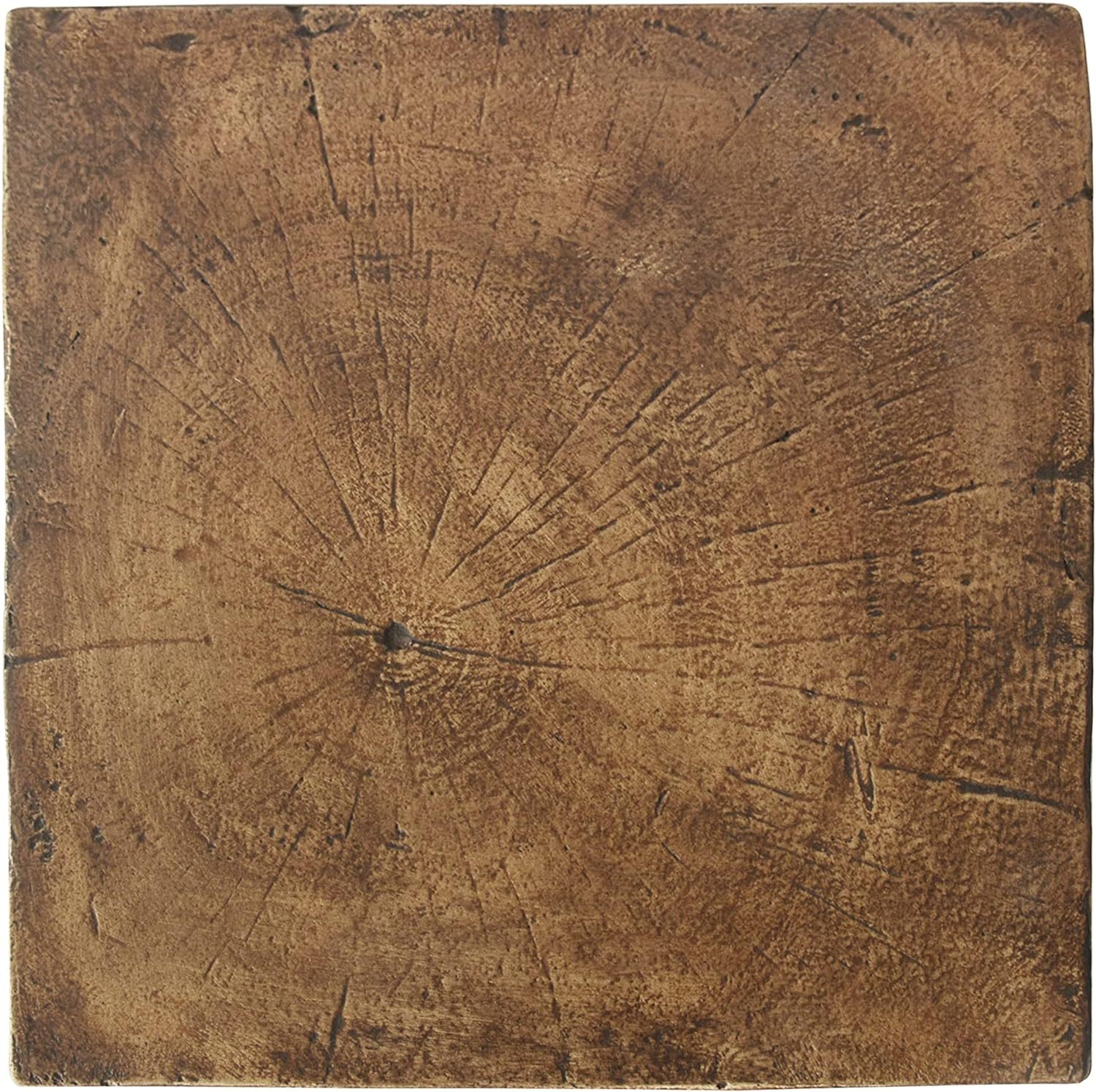 Outdoor Lightweight Concrete Accent Table, Natural