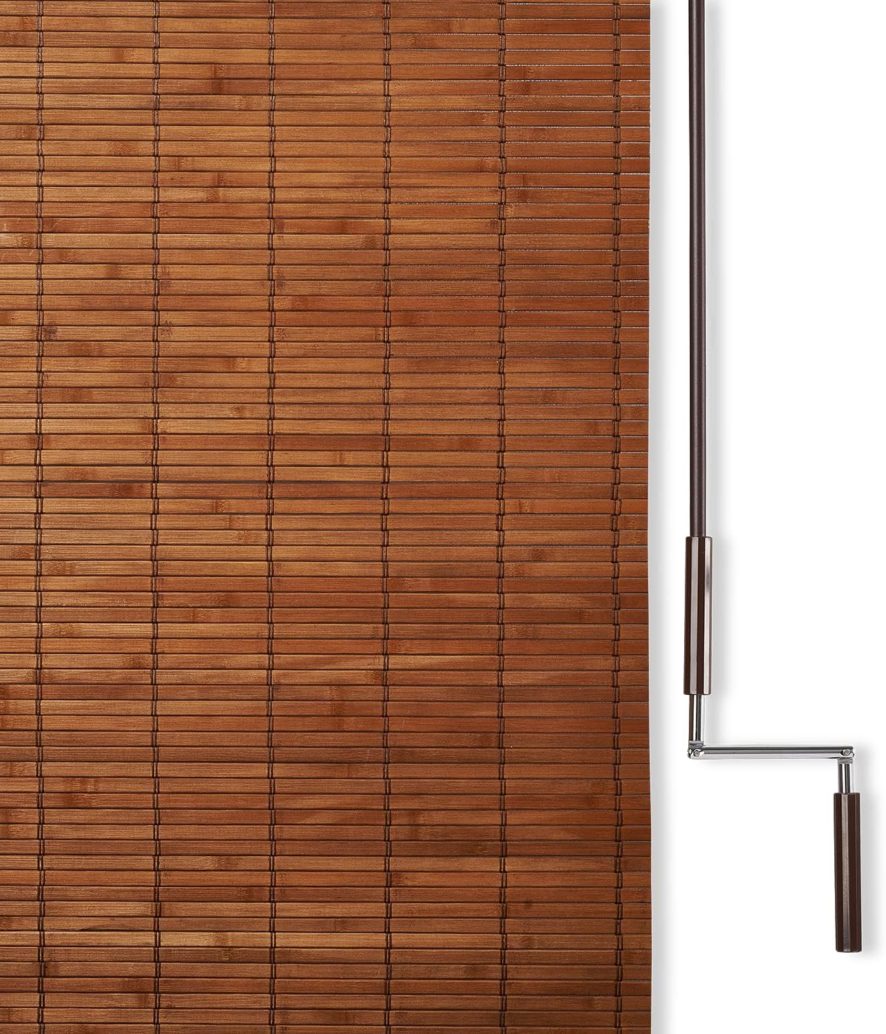 Outdoor Cordless Sun Blocking Roller Shade,6' x 6'