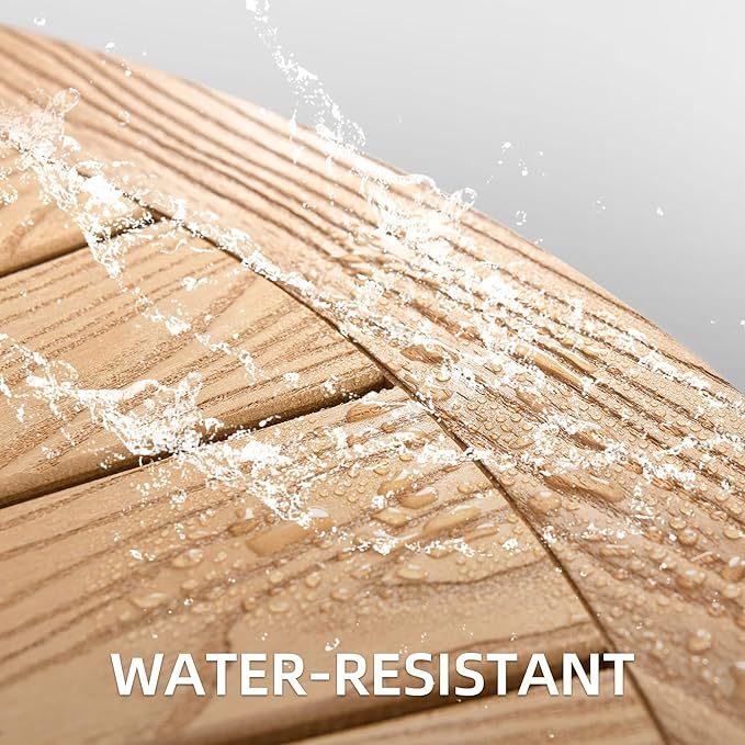 Poly Lumber Shower Bench 17" Shower Stool Corner Bench with Storage Shelf