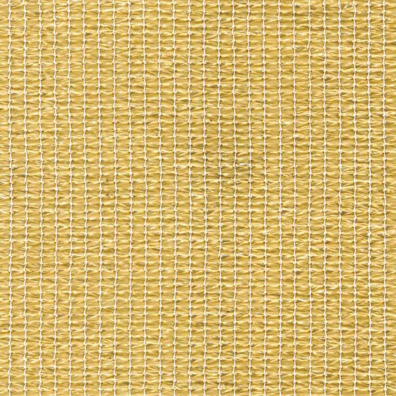 95% UV Block Shade and Sun Shield, Medium 18' Triangle Shade Sail Including Hardware Kit, Sahara Tan