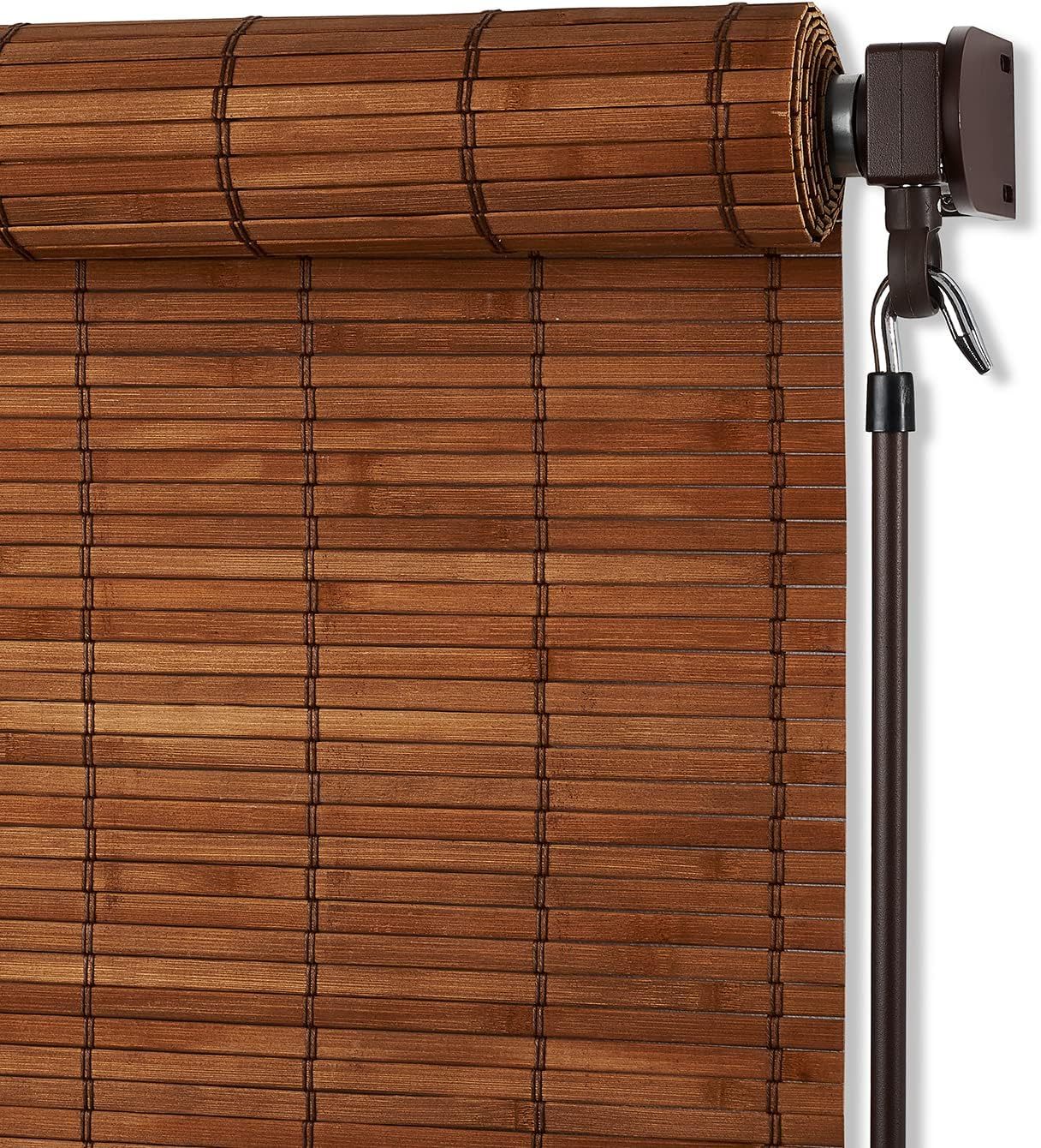 Outdoor Cordless Sun Blocking Roller Shade,6' x 6'