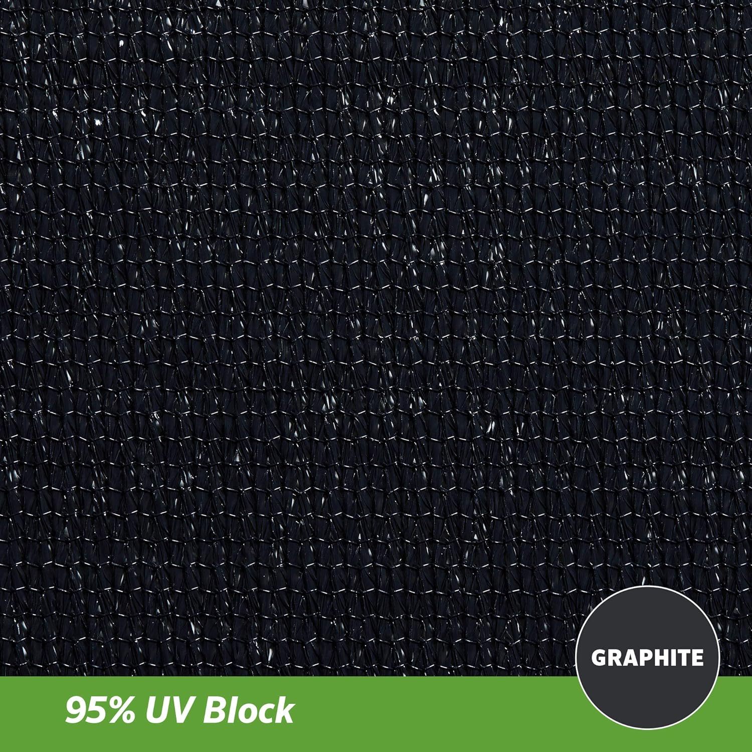 Shade Fabric, 17'9" Square, Graphite