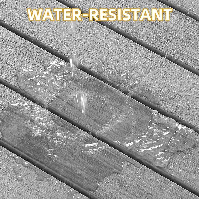 Bath Mat, Non Slip Poly Lumber Shower Mat, Square Floor Mat