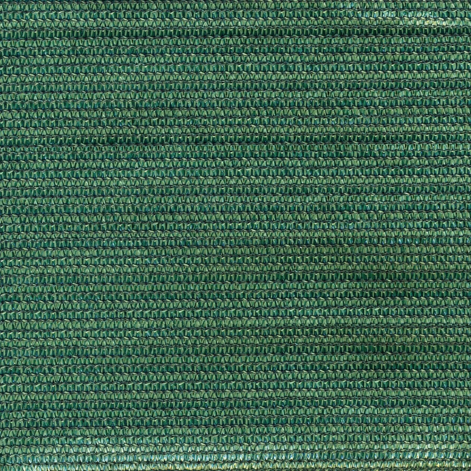 Shade Sail, 95% UV Block Shade and Sun Shield, Medium 18' Triangle Shade Sail Including Hardware Kit, Heritage Green