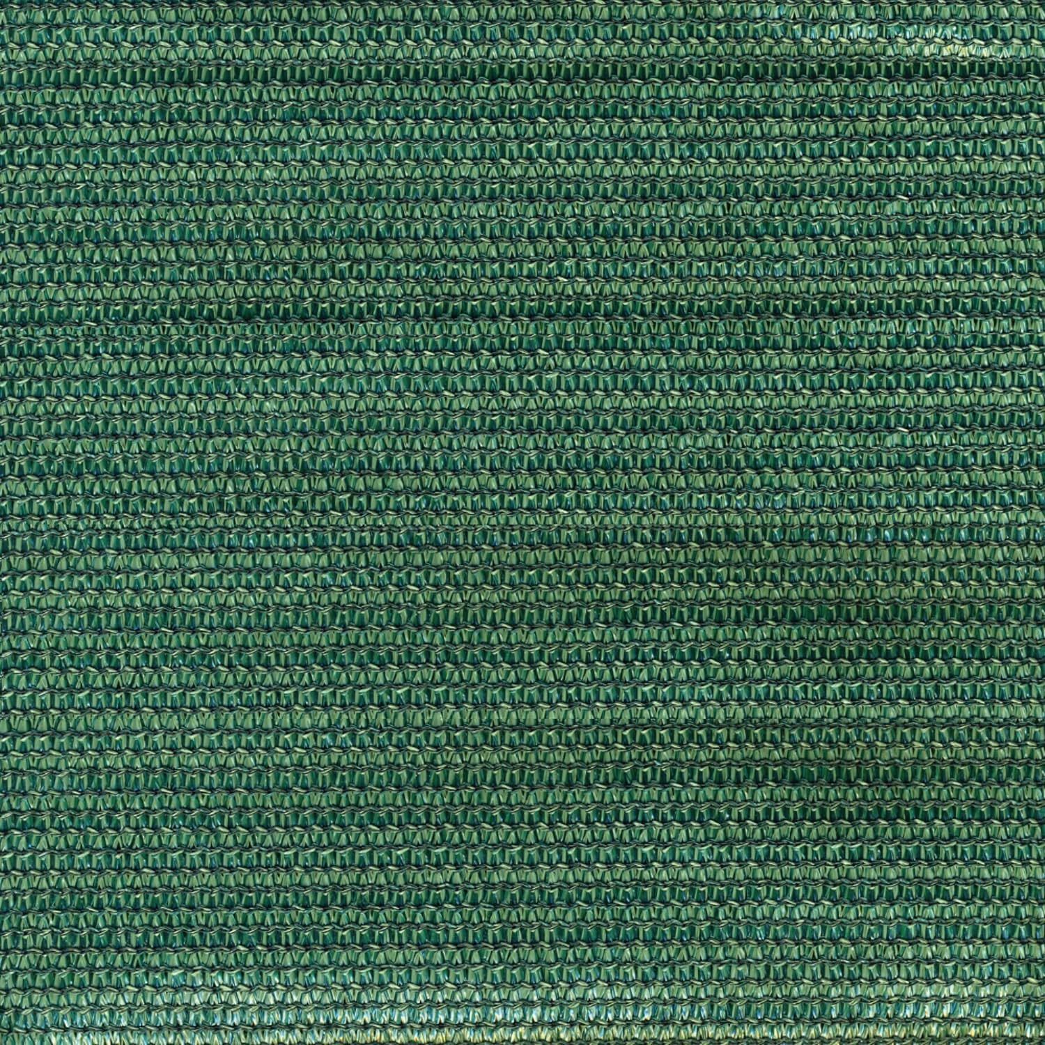 Shade Sail, 95% UV Block Shade and Sun Shield, Medium 18' Triangle Shade Sail Including Hardware Kit, Heritage Green